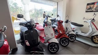 All New 2024 Vespa All colours amp Vespa SXL racing sixties with Pricing amp Engine specifications [upl. by Ahtanamas]