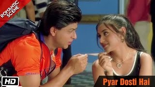 Pyar Dosti Hai  Romantic Scene  Kuch Kuch Hota Hai  Shahrukh Khan Rani Mukerji Kajol [upl. by Brent]