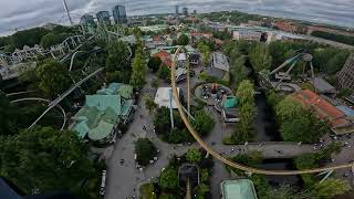 Liseberg Valkyria Front Row POV June 2024 [upl. by Viradis412]