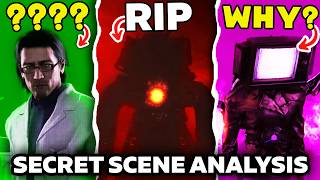 WHAT HAPPENED TO TITAN TV MAN  Skibidi Toilet Episode 77 Secret Scenes Analysis [upl. by Marris467]