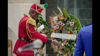 Commémoration du 84eme anniversaire du Capitaine NTCHORERE par le Général Brice Oligui Nguema [upl. by Waddell]