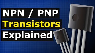 NPN amp PNP Transistors explained  electronics engineering [upl. by Romain]