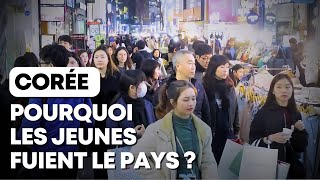 Corée  pourquoi les jeunes fuient le pays [upl. by Nivonod]