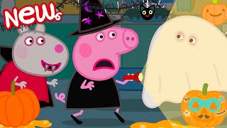 The Ghost Hunt  Peppa Pig Tales 👻 Peppa Pig at Halloween 🎃 Halloween Cartoons for Kids [upl. by Lahcym788]