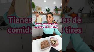 Receta Saludable para utilizar sobrantes de comida Fácil de llevar Comida o Cena shorts addy [upl. by Veleda894]