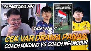 DRAMA PANAS ZEYS VS ADI  MAS ADE CEK VAR DRAFT COACH ADI YANG MEMBUAT ZEYS SINGGUNG ADI [upl. by Oicinoid]