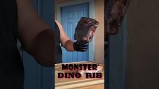 REAL BIG DINO RIB shorts cooking biggreenegg [upl. by Boorer]