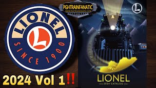 Lionel Trains 2024 CATALOG REVIEW  Volume 1 [upl. by Noizneb]