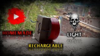 How To Make Rechargeable LED Emergency Light At Home DIY [upl. by Staci]