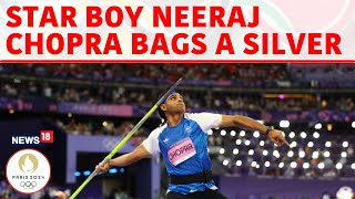 Neeraj Chopra Wins Silver Medal At Paris Olympics 2024 Neeraj Chopra Wins Silver Medal  N18G [upl. by Gaye]