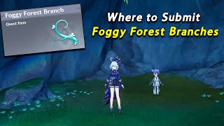 Where to Submit Foggy Forest Branches in Genshin Impact [upl. by Anitac]