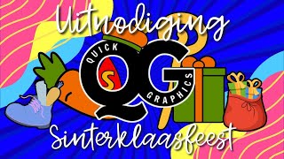 Video Uitnodiging Sinterklaasfeest  Quick Graphics [upl. by Kirimia]