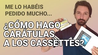 ¿Cómo hago las caratulas a los cassettes  Tutorial [upl. by Kenay]