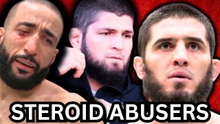 Are Khabib Islam Makhachev amp Belal Muhammad Steroid Users [upl. by Ahsiliw]