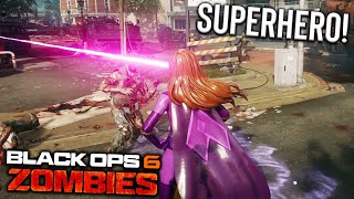 Liberty Falls  Play as a Superhero Easter Egg BO6 Zombies Aetherella Tutorial amp Gameplay [upl. by Lukey]