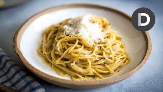 How to make CACIO E PEPE 5 Ingredient Pasta Recipe [upl. by Aihsemaj]