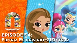 Episode 34 Farnaz EsnaashariCharmatz  Nick Animation Podcast [upl. by Ajani397]