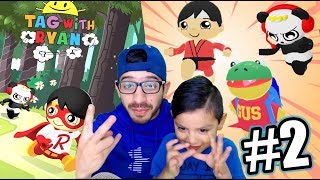 Tag with Ryan Gameplay  Combo Panda me Atrapa  Juegos Ipad Karim Juega [upl. by Euqnom]