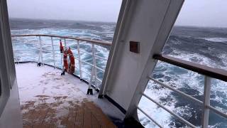 Caught in a Hurricane  Drake Passage  For More Dramatic Footage  Subcribe Now [upl. by Strickman]