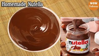 Homemade Nutella Recipe  Nutella Recipe  Nutella Recipe without Hazelnuts  How to make Nutella [upl. by Shay]