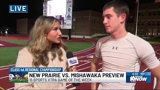 Oneonone with Landon Snyder ahead of Mishawaka’s regional final vs New Prairie [upl. by Razaele847]