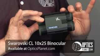 Swarovski CL10x25 Pocket Binocular  OpticsPlanetcom Product in Focus [upl. by Lyndsay]