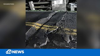 Northern California earthquake causes widespread damage to roads homes [upl. by Pellikka]