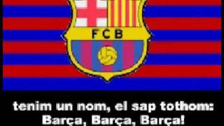 himno del barcelona con letra [upl. by Nevanod]