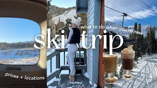 MAMMOTH SKI VLOG first time skiing ❄️ how to go if you’re clueless like I was [upl. by Akila818]