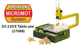 PROXXON DS 230E Table saw 27088 [upl. by Ahsek]