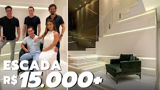 3 ESCADAS MODERNAS para CASA DE LUXO Barata média e cara 💸 [upl. by Shafer755]