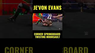 JeVon Evans  Corner Springboard Twisting Moonsault [upl. by Orella]