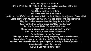 Lil Dicky Freestyle  Westwood  LYRICS [upl. by Dupuy]