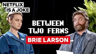 Brie Larson Between Two Ferns with Zach Galifianakis  Netflix Is A Joke [upl. by Arria]