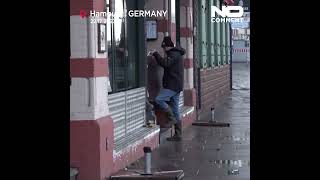 Storm Zoltan continues to cause strong winds and flooding in Germany shorts [upl. by Polish]