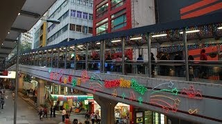 CentralMid Level Escalators Hong KongWorlds Longest Escalator With Narration  Music [upl. by Zealand]