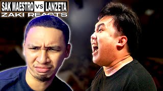 𝐙𝐚𝐤𝐢 𝐑𝐞𝐚𝐜𝐭𝐬  Sak Maestro vs Lanzeta  Body Bag kay Mama Annie  PSP MATIRA MAYAMAN [upl. by Omik]