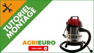 Aspirateur solides et liquides Einhell TCVC 1820 SA 1250 W bidon 20 L montage par nos techniciens [upl. by Clemmy]