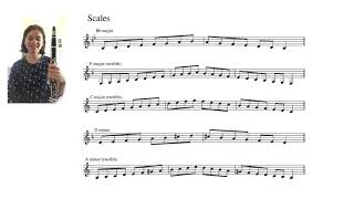 ABRSM Grade 2 Clarinet Scales and Arpeggios [upl. by Nirual]