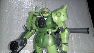 GUNDAM MS06J ZAKU II MG Ver 20 BANDAI gundam gunpla zakuii mobilsuit no bootleg mexicano [upl. by Brabazon]