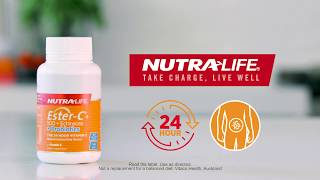 NUTRALIFE  EsterC ® with Probiotics  24 Hour Vitamin C [upl. by Enovahs364]