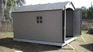 Orlando Handyman installs Lifetime 8 X 125 Outdoor Storage Shed Model 6402 [upl. by Miguel]