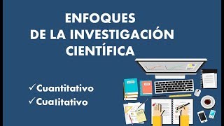 Enfoques de investigación cuantitativo y cualitativo [upl. by Oakie991]