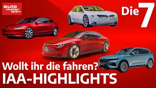 Sieben Highlights der IAA Mobility 2023  wollt ihr diese Autos fahren I auto motor und sport [upl. by Nathanoj]