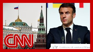 Hear Russia’s warning after Macron said Western troops in Ukraine ‘cannot be ruled out’ [upl. by Elladine]