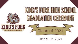 Kings Fork High School Graduation 2021 [upl. by Gniw]