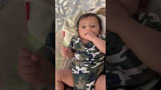 Baby babbling shortsvideo cutebaby babyshorts babbling babyshorts sharvilbaby [upl. by Chev]