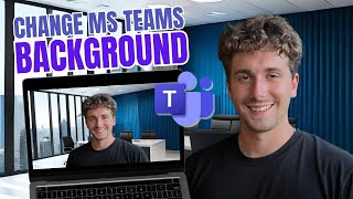 How to Change Microsoft Teams Background  Tutorial [upl. by Nimajnab]