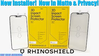 RhinoShield 3D Impact Screen Protector for iPhone 13 ProMax NEW Installer PrivacyMatte Versions [upl. by Lohcin]