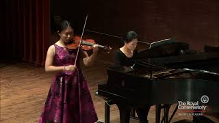 Sarasate Introduction amp Tarantella Op 43  Emily Wang violin 12 [upl. by Gnim252]